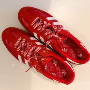 Red Adidas Samba- size 9